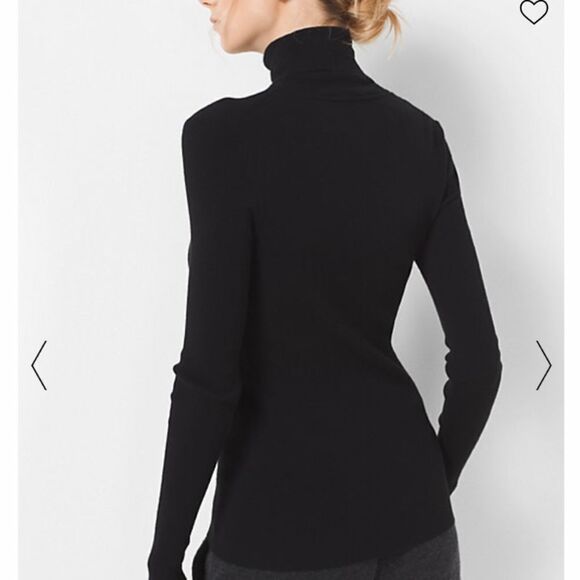 Michael Kors Collection Black Turtleneck Large - Picture 2 of 8